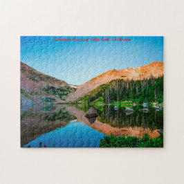 Kelly Lake Californië. Kerstgroeten Legpuzzel