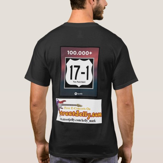 Kelly Mark Live T-Shirt (Achterkant)