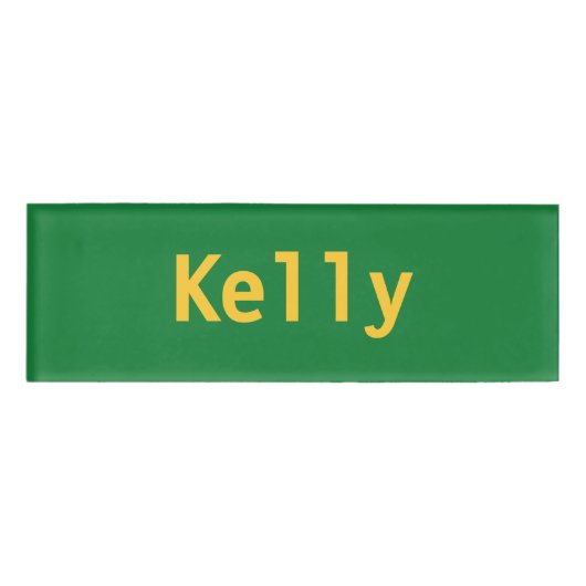 Kelly naamlabel naambadge (Voorkant)