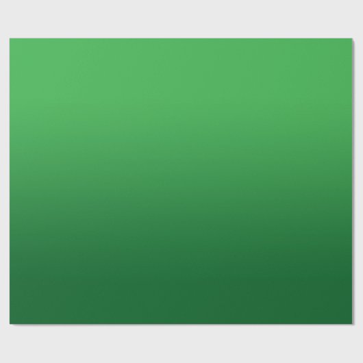 Kelly naar Forest Green Gradient Cadeaupapier (Vlak)