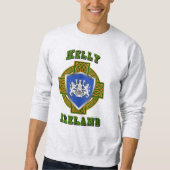 Kelly/O'Kelly Irish Shield w/Celtic Cross Trui (Voorkant)