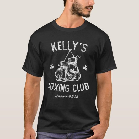 Kelly s Boxing Club American Irish Boxer T-shirt (Voorkant)