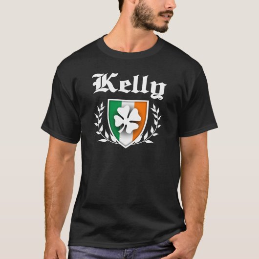 Kelly Shamrock Crest T-shirt (Voorkant)