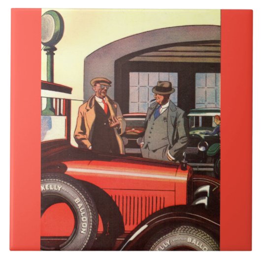 Kelly Springfields band 1920s en nog een Tegeltje (Voorkant)