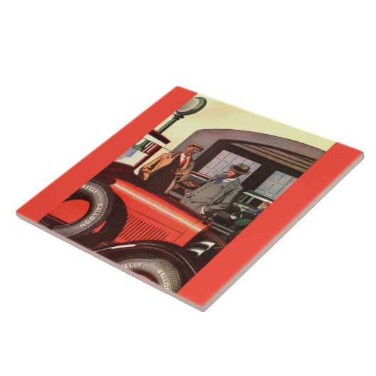 Kelly Springfields band 1920s en nog een Tegeltje (Zijkant)