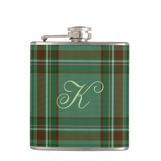 Kelly Tartan Flask Heupfles (Voorkant)