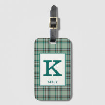 Kelly Tartan Mint Green Plaid Patroon