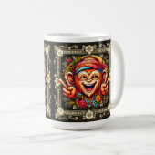  "Kelly the Chill Monkey Mug" Koffiemok (Voorkant rechts)