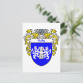 Kelly Wapenschild (Mantled) Briefkaart (Staand voorkant)