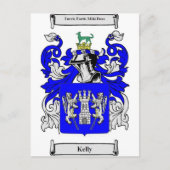 Kelly Wapenstaart Briefkaart (Voorkant)