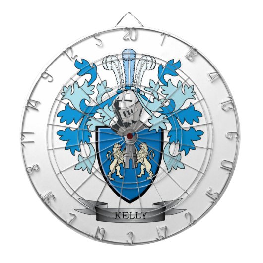 Kelly Wapenstaart Dartbord (Voorkant)