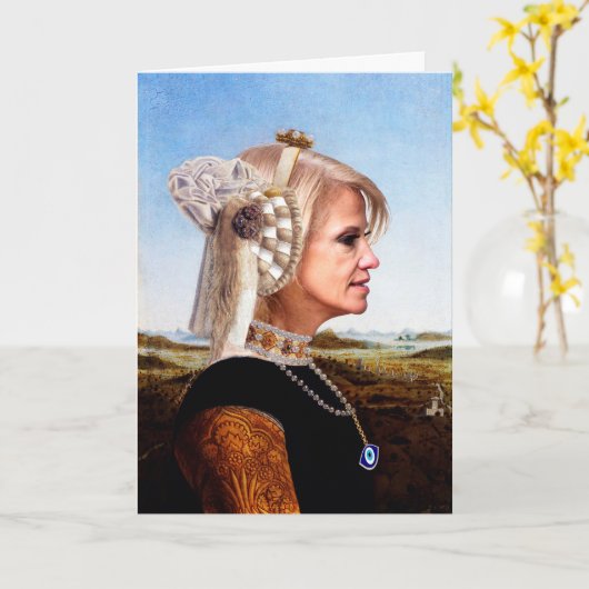 Kellyanne Conway Alt Feit Verjaardag Kaart (Gele Bloem)