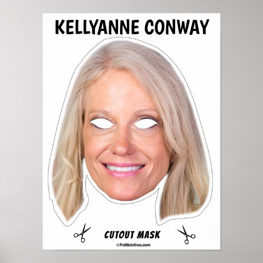 KELLYANNE CONWAY Halloween Masker Poster (Voorkant)
