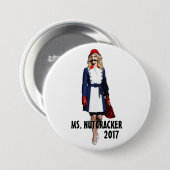 Kellyanne Conway's Inaugurale Uitrusting Ronde Button 7,6 Cm (Voorkant /achterkant)