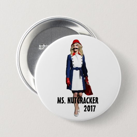Kellyanne Conway's Inaugurale Uitrusting Ronde Button 7,6 Cm (Voorkant /achterkant)