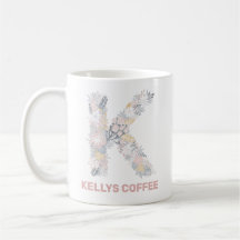 KELLYS COFFEE-Mok met bewerkbare tekst