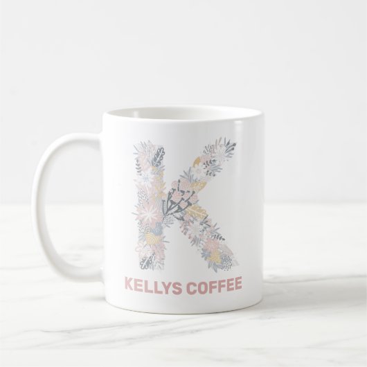 KELLYS COFFEE-Mok met bewerkbare tekst Koffiemok (Links)