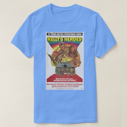 Kellys Heroes geregisseerd T-shirt (Design voorkant)