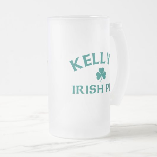 Kelly's Irish Pub Matglas Bierpul (Voorkant rechts)