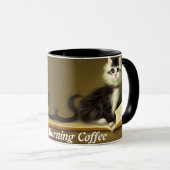 Kelly's Morning Coffee Gepersonaliseerde Mok (Voorkant rechts)