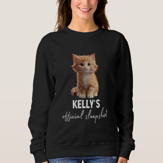 KELLY'S Officiële Kat Slaapshirt Pyjama Trui (Voorkant)