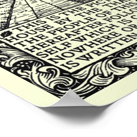  Kelmscott Manor door William Morris Poster (Hoek)