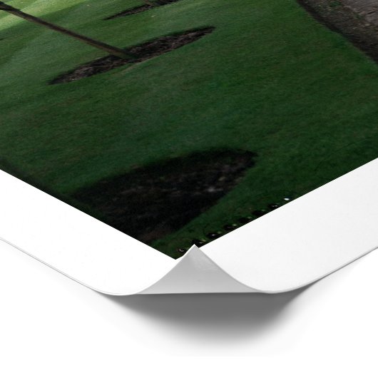 Kelmscott Manor (foto) Poster (Hoek)