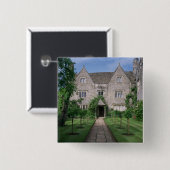 Kelmscott Manor (foto) Vierkante Button 5,1 Cm (Voorkant /achterkant)