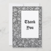 Kelmscott Press William Morris Beowulf Bedankkaart (Voorkant)