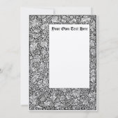 Kelmscott Press William Morris Beowulf Bedankkaart (Achterkant)