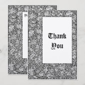 Kelmscott Press William Morris Beowulf Bedankkaart (Voorkant / Achterkant)