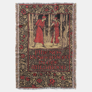 Kelmscott William Morris Floral Deken