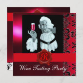 KELNER WIJNPROEVERIJ FEestJE ROde LAK ZEGEL MONOGR Kaart (Voorkant / Achterkant)