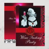 KELNER WIJNPROEVERIJ FEestJE ROde WAS ZEGEL MONOGR Kaart (Voorkant / Achterkant)