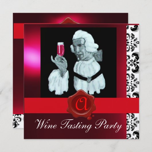 KELNER WIJNPROEVERIJ FEestJE ROODe WASZEGEL MONOGR Kaart (Voorkant / Achterkant)