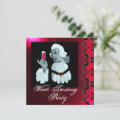 KELNER WIJNPROEVERIJ PARTY Damask, Champagne Kaart (Staand voorkant)
