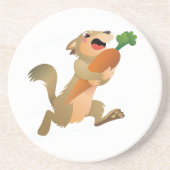 Kelossus, Happy Topher Gopher Zandsteen Onderzetter (Voorkant)