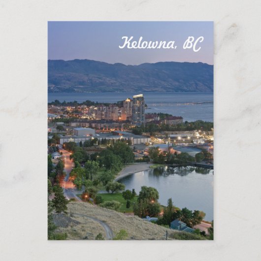 Kelowna, BC Briefkaart (Voorkant)