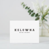 Kelowna British Columbia Briefkaart (Staand voorkant)