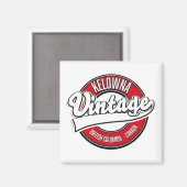 Kelowna British Columbia Canada logo Magneet (Voorkant / Achterkant)