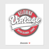 Kelowna Brits-Columbia Canada logo Sticker (Vel)