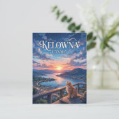 Kelowna Canada Briefkaart (Staand voorkant)