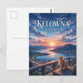 Kelowna Canada Briefkaart (Voorkant / Achterkant)