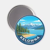Kelowna Canada Magneet (Voorkant / Achterkant)