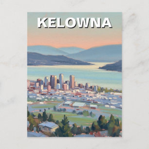 Kelowna Canada Reizen Briefkaart