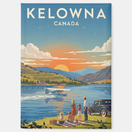 Kelowna Canada Reizen Magneet