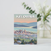 Kelowna Canada Travel Briefkaart (Staand voorkant)