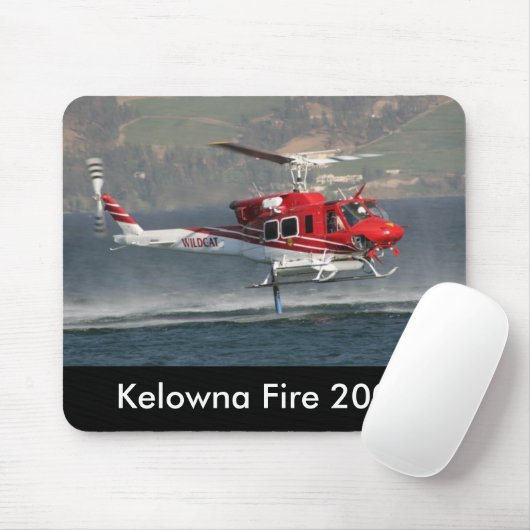 Kelowna Fire 2009 mousepad Muismat (Met muis)