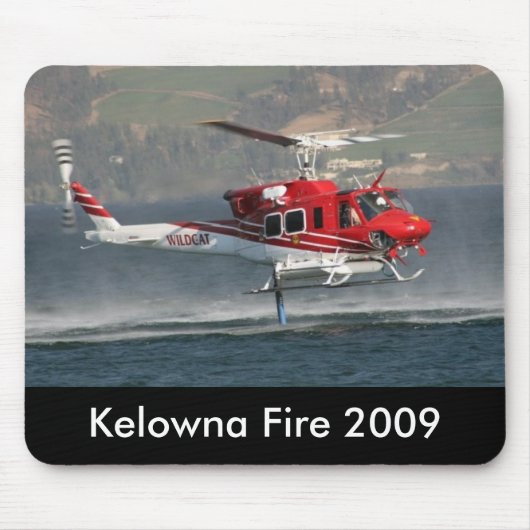 Kelowna Fire 2009 mousepad Muismat (Voorkant)