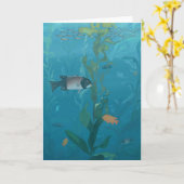 Kelp forest-notitiekaart kaart (Gele Bloem)